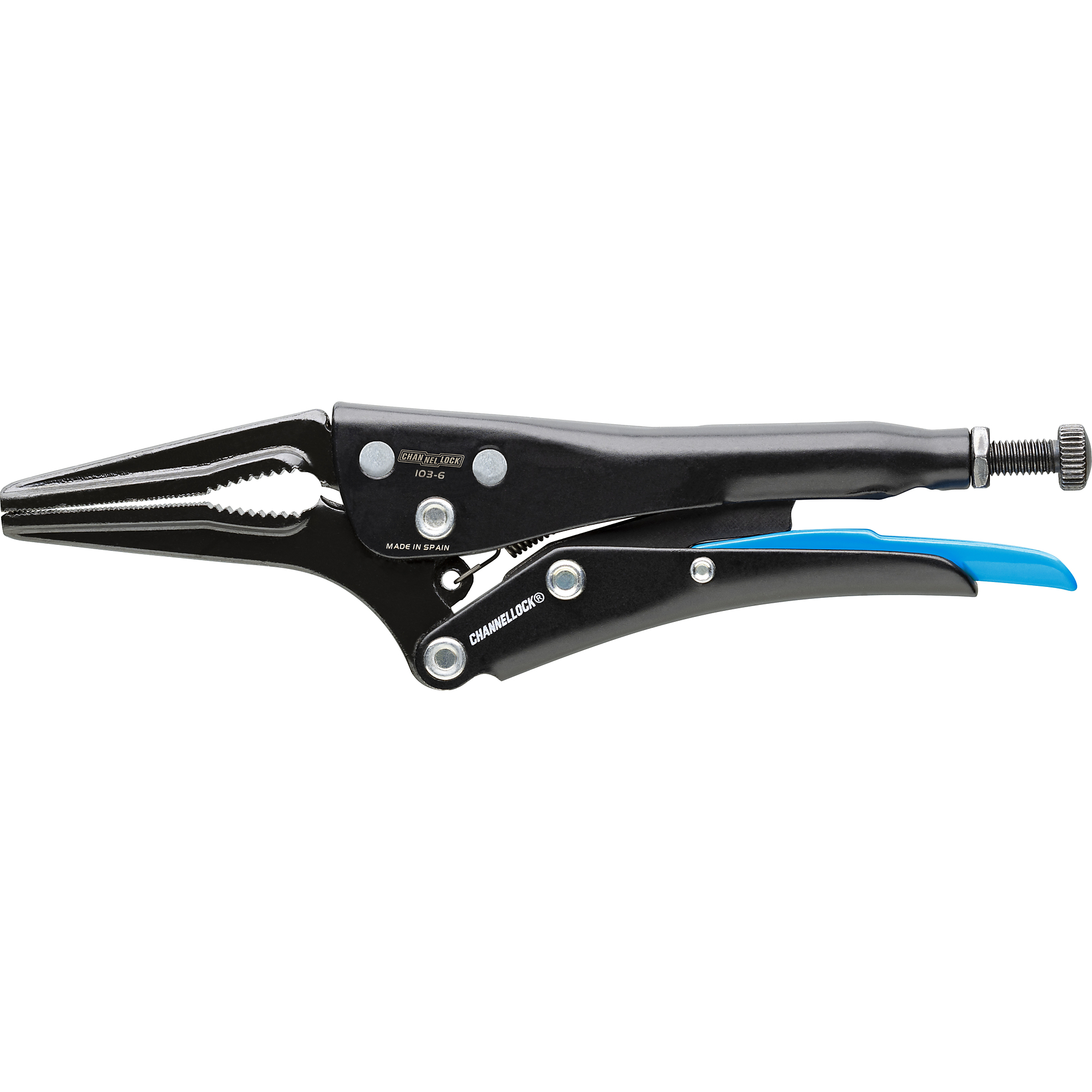 Channellock, 6in. Long Nose Locking Pliers, Model# 103-6